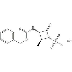 Sodium(2S,3S)-3-(benzyloxycarbonylamino)-2-methyl-4-oxo- azetidine-1-sulfonate