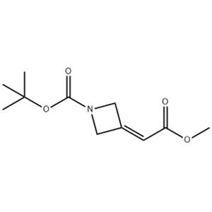 1-Azetidinecarboxylic acid, 3-(2-methoxy-2-oxoethylidene)-, 1,1-dimethylethyl ester