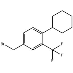 Benzene, 4-(bromomethyl)-1-cyclohexyl-2-(trifluoromethyl)-