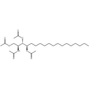 Acetamide, N-[(1S,2S,3R)-2,3-bis(acetyloxy)-1-[(acetyloxy)methyl]heptadecyl]-