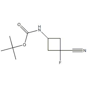 tert-butyl ((1s,3s)-3-cyano-3-fluorocyclobutyl)carbamate