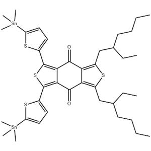 IN1654, 1,3-Bis(2-ethylhexyl)-5,7-bis(5-(trimethylstannyl)thiophen-2-yl)benzo[1,2-c:4,5-c']dithiophene-4,8-dione