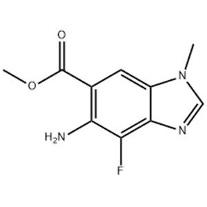 Methyl 5-aMino-4-fluoro-1-Methyl-1H-benzo[d]iMidazole-6-carboxylate