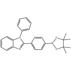1 -phenyl-2-(4-(4,4,5,5-tetramethyl- 1 ,3,2-dioxaborolan-2-yl)phenyl)-1H-benzo[d]imidazole