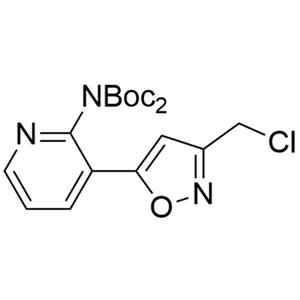 di-tert-butyl [3-(3-(chloromethyl)-1,2-oxazol-5-yl) pyridin-2-yl] imidodicarbonate