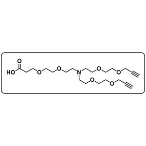 N-(Acid-PEG2)-N-bis(PEG2-propargyl)