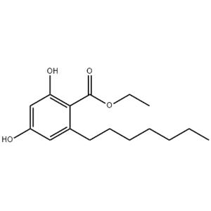 Benzoic acid, 2-heptyl-4,6-dihydroxy-, ethyl ester