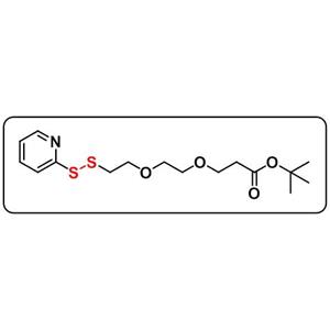 (2-pyridyldithio)-PEG2-t-butyl ester