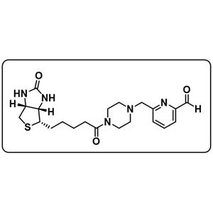 6-[[4-[5-[(3aS,4S,6aR)-Hexahydro-2-oxo-1H-thieno[3,4-d]imidazol-4-yl]-1-oxopentyl]-1-piperazinyl]methyl]-2-pyridinecarboxaldehyde