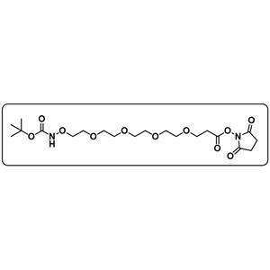 t-Boc-Aminooxy-PEG4-NHS ester