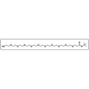 Thiol-PEG10-t-butyl ester