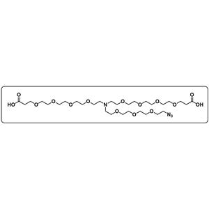 N-(Azido-PEG3)-N-bis(PEG4-acid)