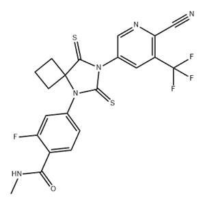 Benzamide, 4-[7-[6-cyano-5-(trifluoromethyl)-3-pyridinyl]-6,8-dithioxo-5,7-diazaspiro[3.4]oct-5-yl]-2-fluoro-N-methyl-