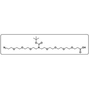 N-(Azido-PEG3)-N-Boc-PEG4-acid