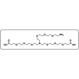 N-(Amino-PEG3)-N-Bis(PEG3-Acid)