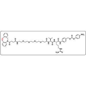 DBCO-PEG4-Val-Cit-PAB-PNP