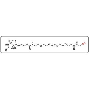 Biotin-PEG4-amide-Alkyne