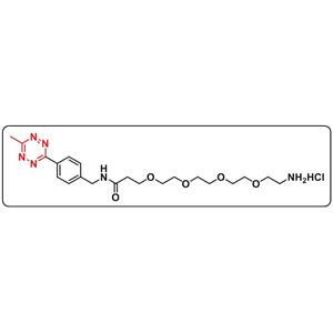 Me-Tetrazine-PEG4-amine HCl salt