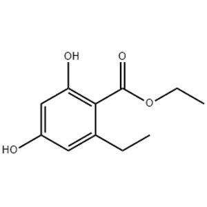 Benzoic acid, 2-ethyl-4,6- dihydroxy-, ethyl ester
