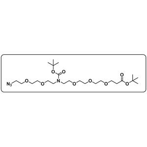 N-(Azido-PEG2)-N-Boc-PEG3-t-butyl ester