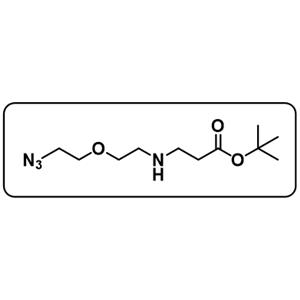 Azide-PEG1-NH-CH2CH2-COOtBu