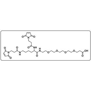 Bis-Mal-Lysine-PEG4-acid