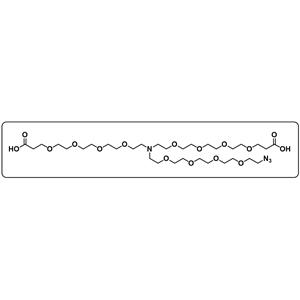 N-(Azido-PEG4)-N-bis(PEG4-acid)