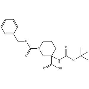 3-Boc-Amino-1-Cbz-piperidine-3-carboxylic acid