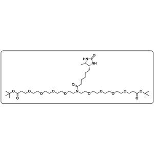 N-Desthiobiotin-N-bis(PEG4-t-butyl ester)