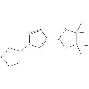 1H-Pyrazole, 1-(tetrahydro-3-furanyl)-4-(4,4,5,5-tetramethyl-1,3,2-dioxaborolan-2-yl)-
