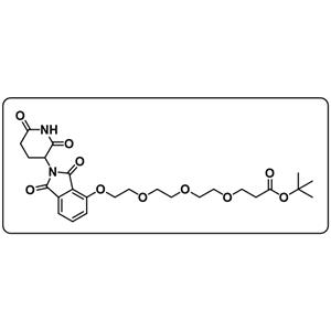 Thalidomide-O-PEG3-t-butyl ester