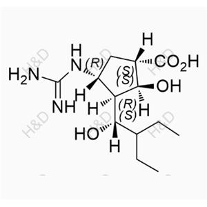 Peramivir Guanidine Acetyl Positional Heterogeneous Impurities