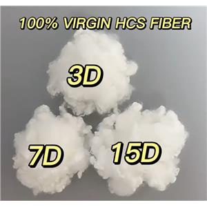 2D32mm 100% Virgin Hollow Conjugated Siliconized PSF for Making Polyester Fiber Ball