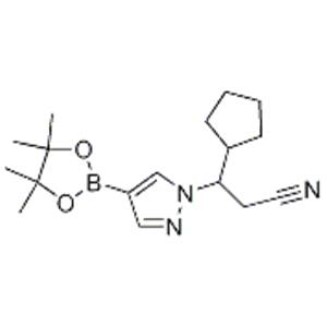 3-Cyclopentyl-3-[4-(4,4,5,5-tetramethyl-1,3,2-dioxaborolan-2-yl)-1H-pyrazol-1-yl]propanenitrile