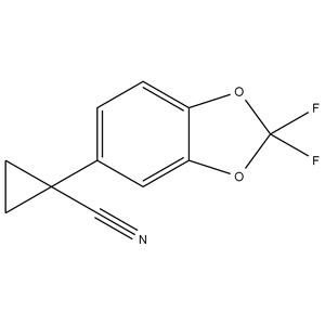 1-(2,2-difluorobenzo[d][1,3]dioxol-5-yl)cyclopropanecarbonitrile