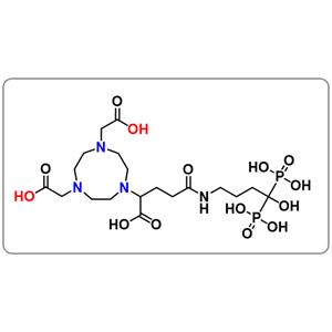 Hexahydro-α1-[3-[(4-hydroxy-4,4-diphosphonobutyl)amino]-3-oxopropyl]-1H-1,4,7-triazonine-1,4,7-triacetic acid
