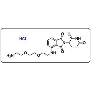 Pomalidomide-NH-PEG2-amine hydrochloride