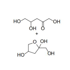2-(hydroxymethyl)tetrahydrofuran-2,4- diol with 145-trihydroxypentan-2-one