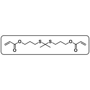 (propane-2,2-diylbis(sulfanediyl))bis(propane-3,1-diyl) diacrylate