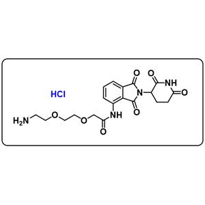 Pomalidomide-PEG2-NH2 hydrochloride