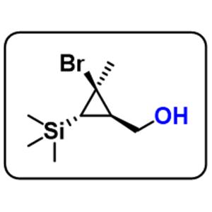 Cyclopropanemethanol, 2-bromo-2-methyl-3-(trimethylsilyl)-, (1R,2R,3R)-rel- (ACI)