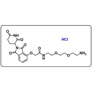 Thalidomide-O-amido-PEG2-NH2 hydrochloride