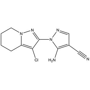 5-Amino-1-(3-chloro-4,5,6,7-tetrahydropyrazolo[1,5-a]pyridin-2-yl)-1H-pyrazole-4-carbonitrile