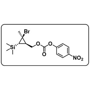 Carbonic acid,[(1R,2R,3R)-2-bromo-2-methyl-3-(trimethylsilyl)cyclopropyl]methyl 4-nitrophenyl ester,rel-(ACI)
