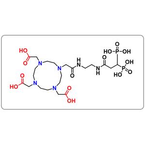 10-[2-Oxo-2-[[2-[(1-oxo-3,3-diphosphonopropyl)amino]ethyl]amino]ethyl]-1,4,7,10-tetraazacyclododecane-1,4,7-triacetic acid