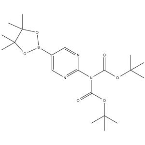 2-(N,N-BisBOC-Amino)pyrimidine-5-boronic acid, pinacol ester