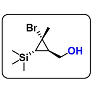 Cyclopropanemethanol, 2-bromo-2-methyl-3-(trimethylsilyl)-, (1R,2S,3R)-rel- (ACI)