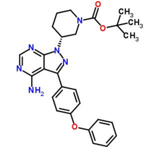 1-Piperidinecarboxylic acid, 3-[4-aMino-3-(4-phenoxyphenyl)-1H-pyrazolo[3,4-d]pyriMidin-1-yl]-, 1,1-diMethylethyl ester, (3R)-