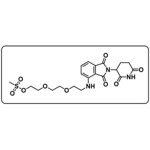 Pomalidomide-NH-PEG3-Ms