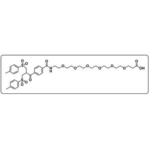 Bis-sulfone-PEG6-Acid